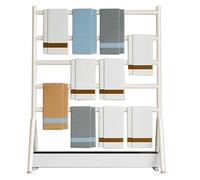 JLLEIZYZ Stendibiancheria da Termosifone, Copertura Termosifones le Saldature Sono Resistenti la Struttura è Stabile, Adatto per Locali Residenziali e Commerciali(White,120x40x120cm/47x16x47in)