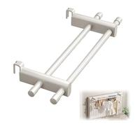 JLLEIZYZ Stendino da Termosifone, Copri Termosifones, Asta Doppia, Aumenta lo Spazio di Archiviazione, Elevata Capacità di Carico, Adatto per Lenzuola(90x11cm/35x4.3in)