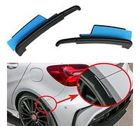 JLMOH Paraspruzzi per Auto Car Fender Flare Fango Ruota sopracciglio Labbra Protector for Car Accessories W176 A160 A180 A200 A250 A45 AMG 2013-2019 agita Il parafango Arch