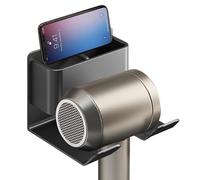 Jlobnyiun Appendino per asciugacapelli - Supporto a Parete, Organizer per Strumenti per Capelli | Portaoggetti da Bagno Multiuso, vano portaoggetti Compatto, Supporto Resistente al Calore, Organizer