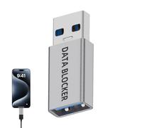 Jlobnyiun Blocco dati, Rifiuta Adattatore di Hacking, Protezione USB Tipo-C Adattatore Security Per PC Cellulare Laptop Ricarica Sicura Viaggi