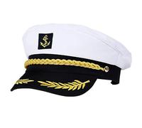 Jlobnyiun Captain Sailor Costume Hat - Cappello da skipper da yacht