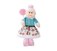 Jlobnyiun Decorazione natalizia a forma di gnomo, rosa, decorazione natalizia, allungabile, per feste, camino, hotel, cucina, accessori per la casa