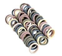 Jlobnyiun Elastici per capelli senza danno, ad alta elasticità, morbidi e non antiscivolo, 100 pezzi, fasce per capelli estensibili, per donne e ragazze, viaggi, sport, casa, telelavoro, appuntamenti