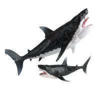 Jlobnyiun Modello Di Squalo | Modelli Animali | Giocattolo Educativo Unisex per Bambini, Decorazione Casa e Accessori per Feste Creative con Display Divertente