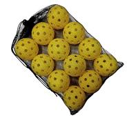 Jlobnyiun Palle Da Baseball Per Allenamento,12 Pezzi Attrezzatura Da Pitching | Palle Cave Con Sacchetto In Rete E Cordino - Per Uomo Donna Giardino Parco Spiaggia Casa Scuola