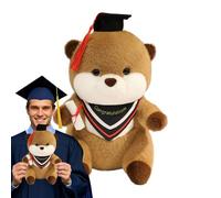 Jlobnyiun Peluche diplomato | Cuscino lontre , peluche animale con cappello studente e diploma per camera da , festa di San , Natale Decor