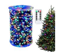 Jlobnyiun per Albero di Natale - Impermeabile Alimentato Via USB Per Le Feste - Delle Fate A Festone Decorazioni Natalizie,per Decorazione Casa Esterno Giardino Cortile Portico Paesaggio Mensola Festa