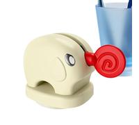 Jlobnyiun Pressa tubo - Rullo pressore per dentifricio a risparmio energetico, design elefante manuale riutilizzabile, supporto per crema con maniglie economizzatore di dentifricio per organizzatore