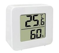 Jlobnyiun Sensore Di Umidità - Misuratore Temperatura Ambiente - con Display Elettronico LCD per Frigorifero Camera Bambini Serra Laboratorio