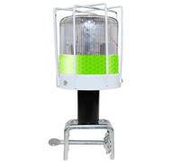 JLOZDM Fari Navig. Marine Solari LED, Lampada Segnal. IP65, Facile Install, 1km visibilità, Accessorio Yacht (Adatta a Tonde ≤6cm), Accessori Yacht a Fuente Solare,Green 2