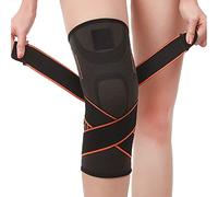 JLTPH Ginocchiera con Cinturino a Pressione Regolabile Tutore Ginocchio, Tutore Sportivo Ginocchiere Antiscivolo Ginocchiere per Attrezzi da Palestra Fitness Pallavolo Bici Pallamano Jogging(1 pezzo)