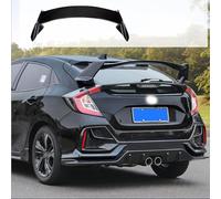 JLVVW ABS, Alettone Posteriore per Auto, Alettone Tetto, Spoiler Bagagliaio Posteriore per Auto, Accessori per Modifiche Esterne, per Honda Civic X 10a Hatchback 2016-2021,bla-CK