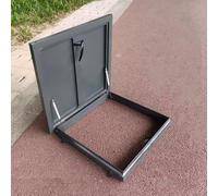 JLXJYS Coperchio Botola Botola sul Tetto - Botola di Accesso al Tetto in Metallo, Acciaio zincato, botola sul Tetto isolata for tetti Piani, botola sul Tetto(Inner 27.6x35.4in/70x90cm)