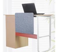 JLXJYS Pannelli divisori scrivania Pannello di Protezione sotto la scrivania, Pannello divisorio for la Privacy da bancone Commerciale con Morsetto, divisorio Acustico(H-50CM/19.7IN,L-80cm/31.5in)