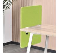 JLXJYS Pannelli divisori scrivania Pannello divisorio Acustico for scrivania con Morsetto, Lunghezza: 50 cm, 60 cm, Altezza: 60 cm, Pannello for cubicolo Portatile(Green,WXH-50X60CM/19.7X23.6IN)