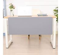 JLXJYS Pannelli divisori scrivania Pannello divisorio Universale for la Privacy sotto la scrivania - Divisorio for scrivania e Ufficio ad Alta Resistenza(Light Gray,L 74cm/29.1in)