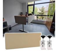 JLXJYS Pannelli divisori scrivania Pannello for la Privacy sotto la scrivania Senza Foratura, Pannello for scrivania in Fibra di Poliestere Alto 60 Pollici, Gonna for scrivania(L x H 29 x 23 3/5 in)