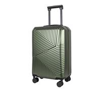 JLY Swirf - Valigia compatta da viaggio Hunter Green, leggera, con serratura TSA, porta tazza da caffè, guscio antigraffio, omologata da cabina