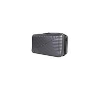 JLY Swirf - Valigia da viaggio media, grigio antracite, leggera, in PC+ABS, con ruote girevoli, portabicchieri e organizer interno per lunghi viaggi, grigio antracite, Under Seat 40x25x20cm, 1 pezzo