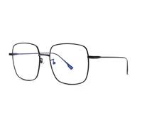 JM 58x52mm Occhiali Luce Blu Antiriflesso Grande. Comodi e Resistenti a Schermi e Monitor. Per Donna Uomo. [Nero]