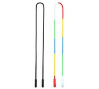 JM Fermo Cinturino per Occhiali in Silicone Elastico Custodie per Occhiale Impermeabili, Catena di Occhiali da Sole Sportivi Donna Uomo Bambini Nero & Colorato