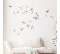 JM LIFE Unique Ball Butterfly Autoadhesive Wall Sticker per decorazione di sfondo della stanza dei bambini (2 set)