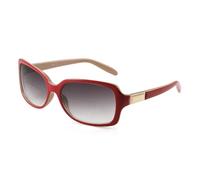 JM Occhiali da Sole da Lettura Classico Quadrato Elegante Gradiente Occhiali da Sole Lettori per Donne Rosso +1.5