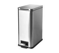 JM ·YIPENG Bagno Bin 10L, cucina Bins piccolo cestino con coperchio a chiusura morbida, Bin pedale sottile con secchio interno rimovibile per la casa, bagno, cucina, camera da letto e ufficio