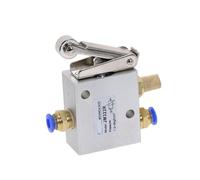 JM322R 2 posizioni 3 vie filettatura femmina 1/4" valvola pneumatica interruttore leva rullo valvola meccanica aria con accessori silenziatore(10MM)