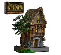 JMBricklayer 30122 Kit di costruzione di fabbro medievale con luce, illuminazione della casa, castello, collezione di decorazioni per la casa o l'ufficio, compleanno, Natale, per adulti, donne