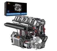 JMBricklayer L4 Engine Building Set per adulti 61128, kit motore elettrico Technic con motore, giocattoli da costruzione modello motore in scala STEM per ragazzi, ideali per la uomini (1787 pezzi)