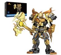JMBricklayer Mech 70161 kit robot per adulti giocattolo mecha con arma e articolazioni mobili, collezione di modelli di action figure mech o home display, regalo per ragazzi e ragazze
