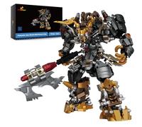 JMBricklayer Mech 70166 Kit di modelli per robot per adulti Hero Mecha, modello da uomo, imponente action figure con articolazioni mobili, regali per ragazzi a partire dagli 8+ anni in su