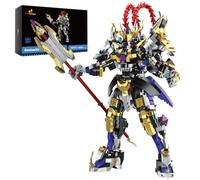 JMBricklayer Mech Sets Building Blocks Toy 70155, Mechs Robot Building Sets per Adulti, Hero Warrior Mecha Model Kit per Ragazzi 8-14 Ragazze, Mech con Armi per Esporre Decorazioni Regali (1448 PZ)