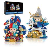 JMBricklayer Poker Kingdom Kit per adulti, ragazzi e ragazze, simpatici personaggi da poker per decorazione della stanza, giocattoli da costruzione, regali di Natale e compleanno per bambini a partire