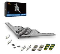 JMBricklayer Set di blocchi da costruzione per adulti, 60013 B2 modello di aereo da combattimento, collezione di aeromobili, decorazione per la casa, regali per ragazzi dai 14 anni in su, uomini e fan
