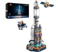 JMBricklayer Space Rocket Building Set per ragazzi 8-14 adulti 70110, giocattoli per esplorazione astronave, navicella spaziale, razzo, nave, set da collezione, regali per adulti, ragazzi e ragazze