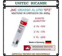 JMC Grasso al Litio EP2 cartuccia 400g.multiuso per ingrassatore made in Germany