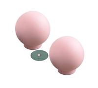 JMCXSM592 2 pezzi Tiretti Armadio lega di alluminio maniglie colorati cameretta bambini Pomello Forma doppiamente curva,Manopole Cassetto Maniglione porta Tavolino,Pomolo Mobile (Foro singolo 1,Rosa)