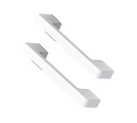 JMCXSM592 2 pezzi Tiretti Armadio lega di alluminio maniglie colorati cameretta bambini Pomello Stile semplice,Manopole Cassetto Maniglione porta Tavolino,Pomolo Mobile (Passo foro 320mm,bianco)
