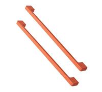 JMCXSM592 2 pezzi Tiretti Armadio lega di alluminio maniglie colorati cameretta bambini Pomello Stile semplice,Manopole Cassetto Maniglione porta Tavolino,Pomolo Mobile (Passo foro 224mm,Arancione)