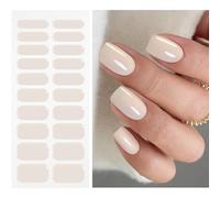 JMEOWIO Brown Crema Adesivi per unghie Gel Nail Adesivi per unghie Gel UV Deco Nail Art Design Manicure