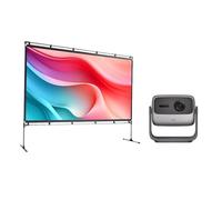 JMGO N1S Ultimate Proiettore 4K Triple Laser + Schermo per proiettore da 100 pollici