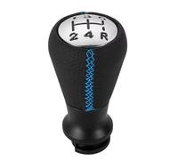 JMGTLSFA Leva Pomello Cambio Per Peugeot 206 406 Cuffia Pomello Cambio Pelle Copri Custodia Leva Maniglia Penna Sfera Base Telaio(Blue A)