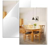 JMITHA Specchi Adesivi da Parete Adesivo Acrilico 2 mm, 40 x 30cm Specchio Adesivo da Parete Specchio Non in Vetro per Decorazioni Murali Casa per Ingresso Armadio Bagno Palestra Porta