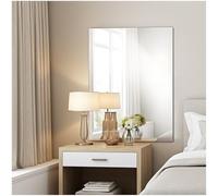 JMITHA Specchio Bagno Senza Cornice 40x50cm Montaggio Specchio da Parete Rettangolare Moderno Specchio da Parete in Vetro per Bagno Soggiorno Camera da Letto Ingresso