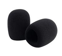 Jmkcoz - Protezione per microfono in schiuma, 2 pezzi, per MXL, Blue Yeti, Yeti Pro e altri microfoni grandi, colore: Nero