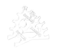 JMORCO Astuccio Penne Espositore portapenne da 6/12 scomparti, organizer for penne a sfera, trasparente for unghie, portapennelli for il trucco(Style 04)