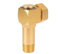 JMORCO Attacco Rapido Acqua Connettore Pratico Gomito Girevole Femmina in Ottone for Spina avvolgitubo Dorato for Giardino Esterno Adattatore rapido for Tubo da